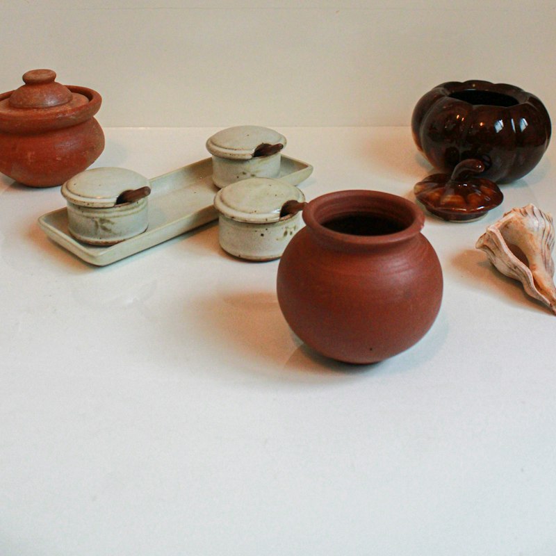 Set 3 Obiecte Ceramice Ivory